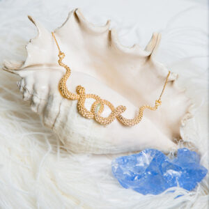 kelopatra andara nyaklanc, aranyozott